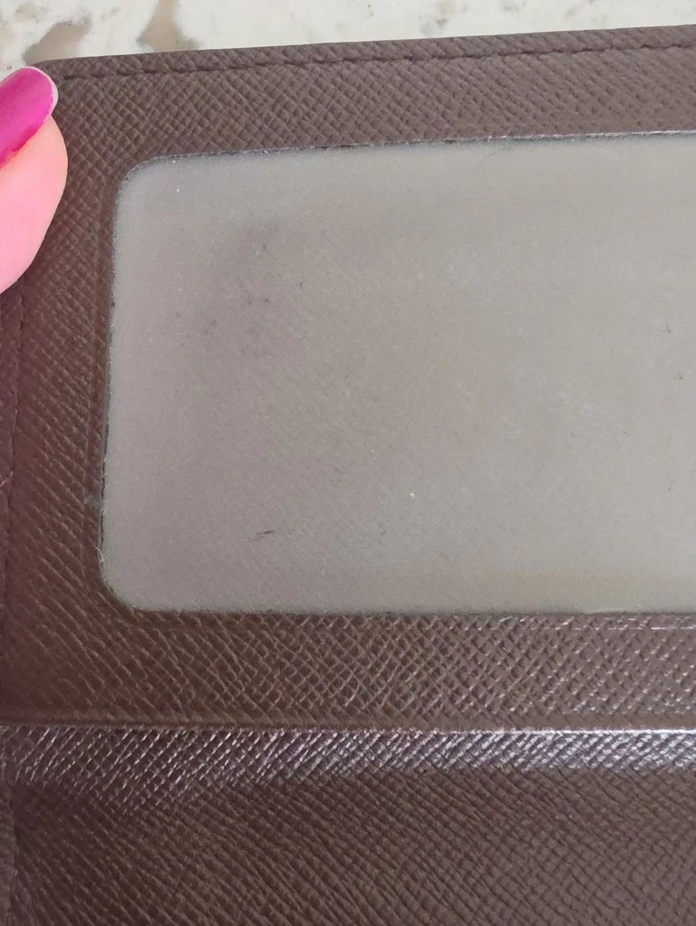 Louis Vuitton Card Case in Damier Ebene